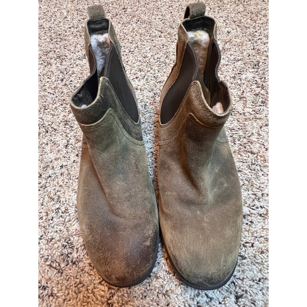 UGG Chelsea Boots Men Brown Suede Gorpcore Rugged Western Boho Cottagecore Fall - Picture 2 of 16
